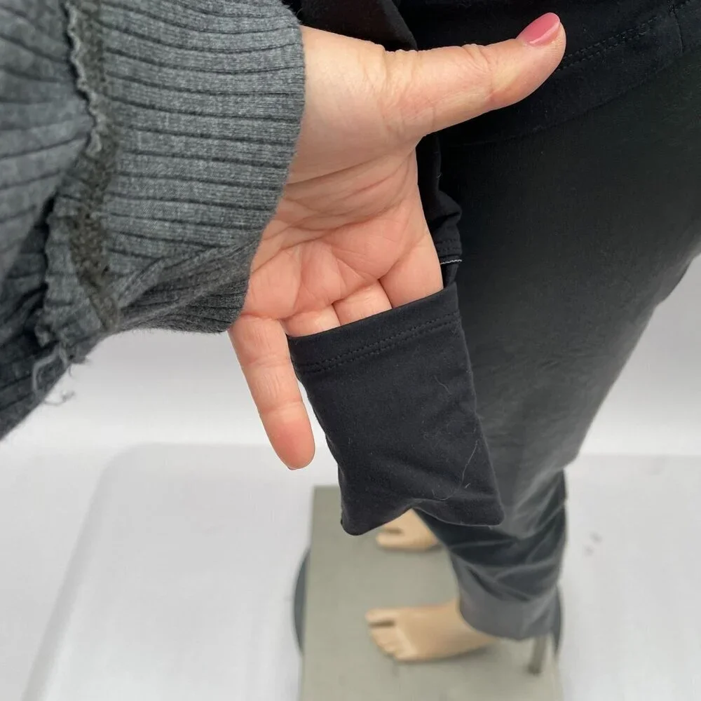 Lululemon Toasty Tech 1/2 Zip Pocket Hi-Neck Activewear Longsleeve Black Women 4
